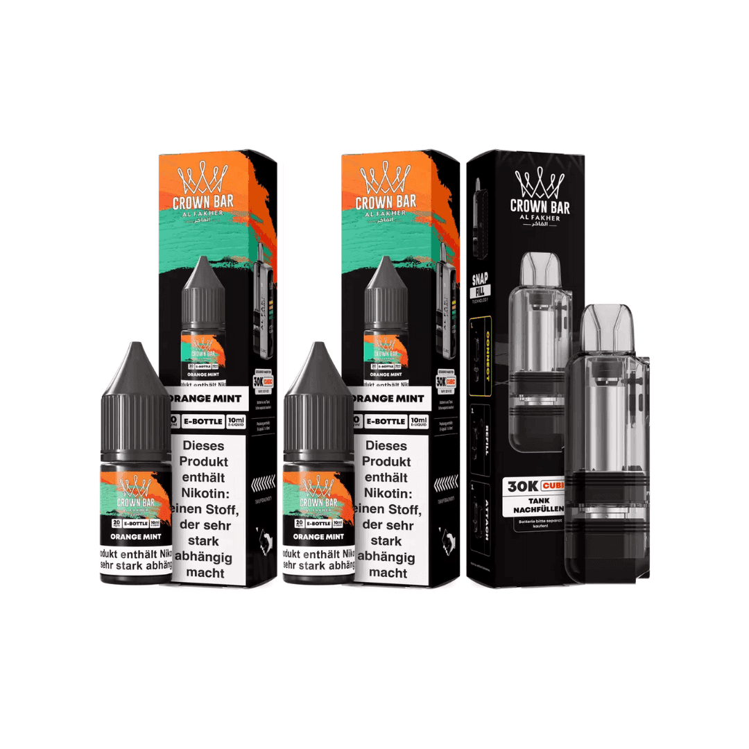 Al Fakher Cubic 30K Pod – Orange Mint - EdenVape24